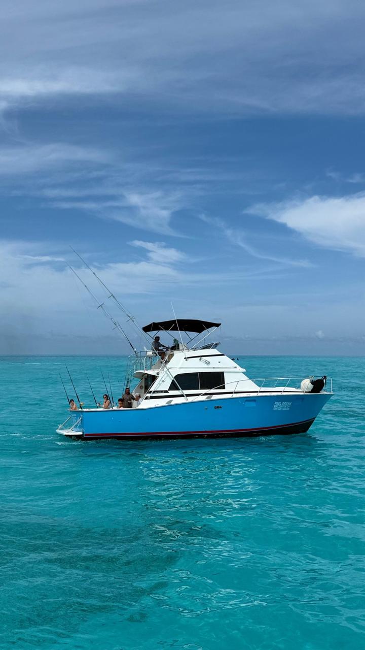 Troler 40 ft, yate de pesca deportiva en renta en la zona hotelera de Cancún